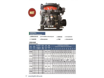 Ny Kegleknuser Kinglink Cone Crusher HPY200 For Sale: billede 5