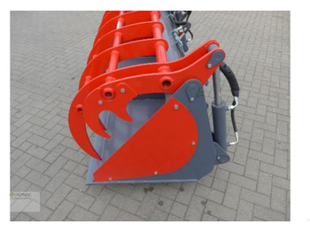 Ny Udstyr til ensilage Vemac Greifschaufel Silageschaufel Holzgreifer Forstzange 200cm NEU: billede 4