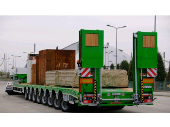 Ny Nedbygget platform påhængsvogn til transportering tungemaskiner Özgül 8 AXLE LOWBED SEMI TRAILER: billede 3