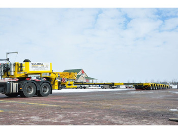 Ny Nedbygget platform påhængsvogn til transportering tungemaskiner Özgül 8 AXLE LOWBED SEMI TRAILER: billede 4