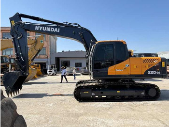Gravemaskine Used Original Korea Multifunction Crawler Excavator Hyundai HX220L High Efficiency Hyundai 225LC 220LC in Good Condition on Sale: billede 5
