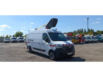 Lastbil med mandskabslift RENAULT Master