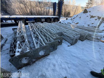 Bygningsudstyr Lattix sikkerhetsmaster 2 stk med 2 stk betongsokler: billede 3 Bygningsudstyr Lattix sikkerhetsmaster 2 stk med 2 stk betongsokler: billede 3