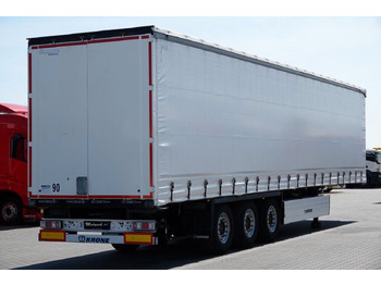 Gardintrailer Krone FIRANKA / 2021 ROK / KOSZ NA PALETY / 2 OSIE POD: billede 4
