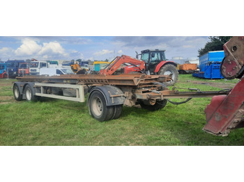Kroghejsvogn/ Skip loader anhænger HÜFFERMANN