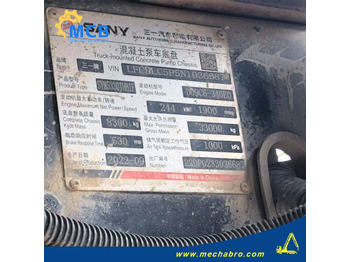 Betonpumpe SANY SYM5330THRIF: billede 3 Betonpumpe SANY SYM5330THRIF: billede 3