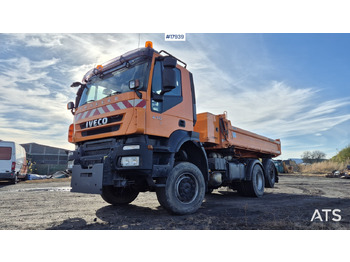 Tipvogn lastbil Tipper/sand spreader IVECO TRAKKER 410 6x4 (2008): billede 5