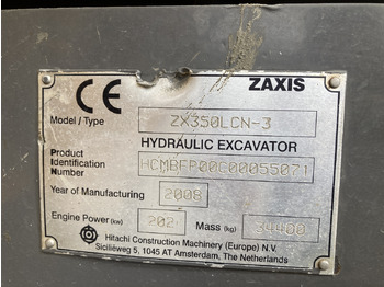 Bæltegravemaskine HITACHI ZX350