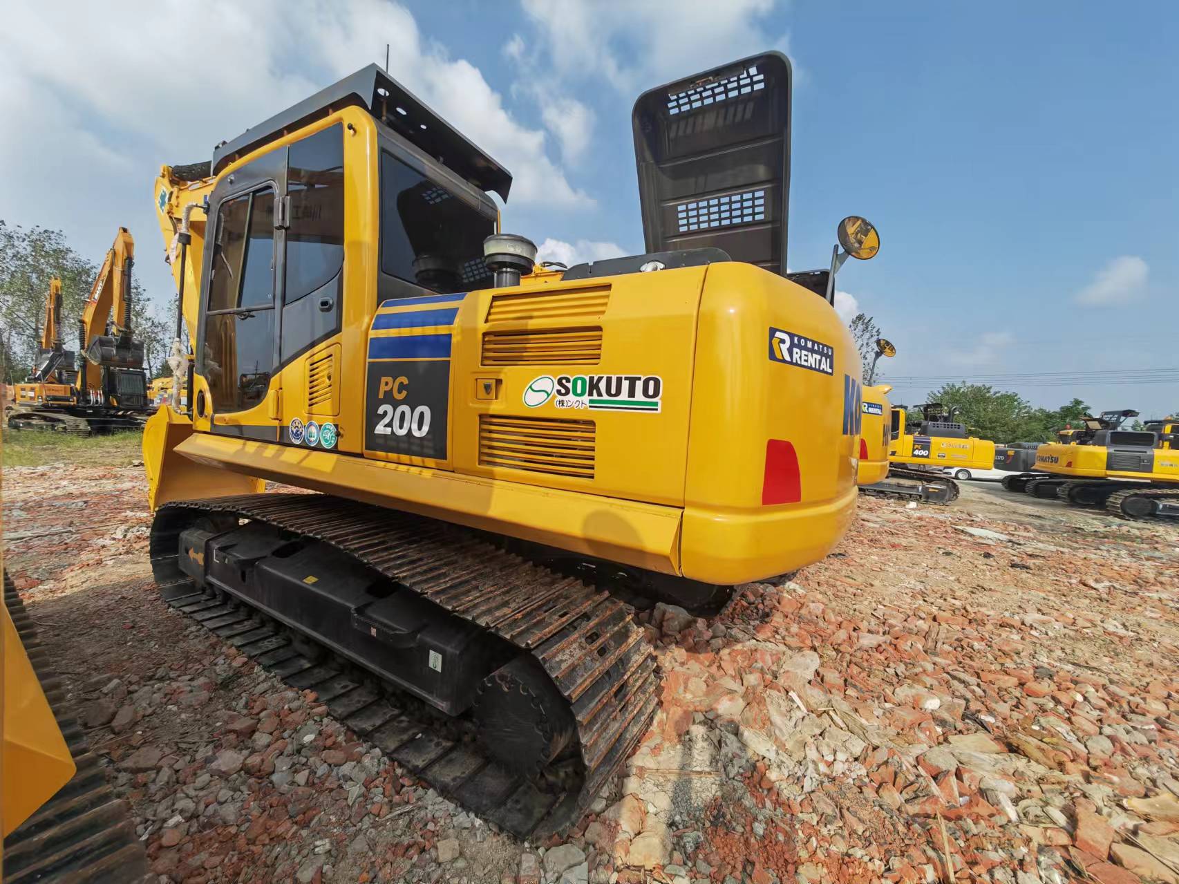 Bæltegravemaskine KOMATSU PC200