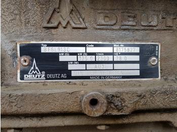 Motor og reservedele DEUTZ