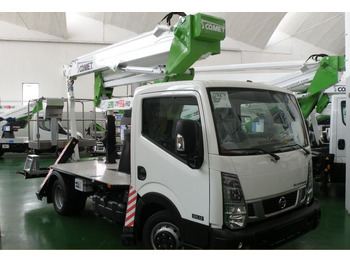 Lastbil med mandskabslift NISSAN