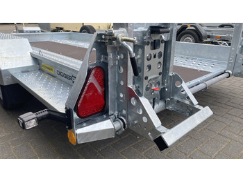 Ny Maskintrailer PRZYCZEPA LAWETA DO MINIKOPARKI BUDOWLANA  280x130 CM, DMC 2700 / CONSTRUCTION MINI EXCAVATOR TRANSPORTER TRAILER 280x130 CM, DMC 2700 KG: billede 2