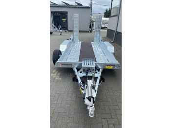 Ny Maskintrailer PRZYCZEPA LAWETA DO MINIKOPARKI BUDOWLANA  280x130 CM, DMC 2700 / CONSTRUCTION MINI EXCAVATOR TRANSPORTER TRAILER 280x130 CM, DMC 2700 KG: billede 4