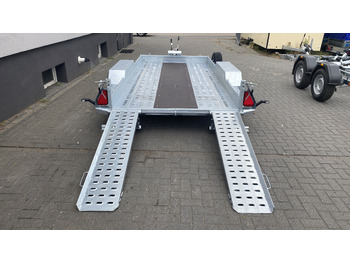 Ny Maskintrailer PRZYCZEPA LAWETA DO MINIKOPARKI BUDOWLANA  280x130 CM, DMC 2700 / CONSTRUCTION MINI EXCAVATOR TRANSPORTER TRAILER 280x130 CM, DMC 2700 KG: billede 3