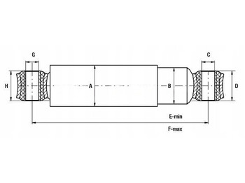 Støddæmper DAF XF 106