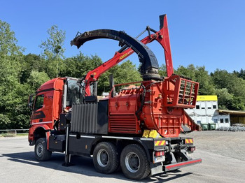 Lastbil, Flishugger Mercedes-Benz ACTROS 6x4 DONAR 5810K ? Hack-LKW / Mobilhacker | TCS Umwelttechnik: billede 3