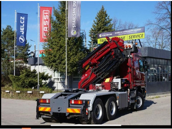 Lastbil med kran Mercedes-Benz ACTROS 3348 Kran HMF3720K4 Fly-Jip Fun k Klima: billede 4 Lastbil med kran Mercedes-Benz ACTROS 3348 Kran HMF3720K4 Fly-Jip Fun k Klima: billede 4