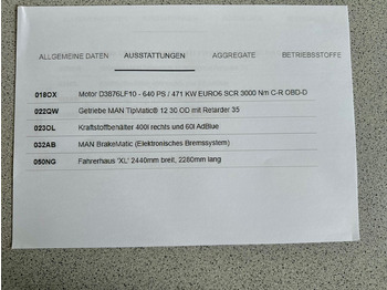 Trækker MAN TGS 33.640 6x4 Kipphydraulic-Retarder: billede 5 Trækker MAN TGS 33.640 6x4 Kipphydraulic-Retarder: billede 5