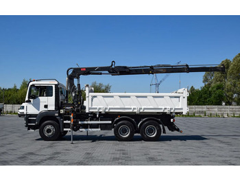 Leje en  MAN TGS 33.360 / 6x4 / HDS HIAB 122 E-2 HIDUO / STEROWANIE RADIOWE / WYWROTKA / HYDROBURTA / AUTOMAT / KLIMA / TEMPOMAT / KAMERA COFANIA / SPROWADZONY MAN TGS 33.360 / 6x4 / HDS HIAB 122 E-2 HIDUO / STEROWANIE RADIOWE / WYWROTKA / HYDROBURTA / AUTOMAT / KLIMA / TEMPOMAT / KAMERA COFANIA / SPROWADZONY: billede 5
