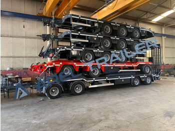Ny Nedbygget platform påhængsvogn til transportering tungemaskiner AREL TRAILER 2+2 4 AXLE DRAWBAR REMORQUE TRAILER: billede 2 Ny Nedbygget platform påhængsvogn til transportering tungemaskiner AREL TRAILER 2+2 4 AXLE DRAWBAR REMORQUE TRAILER: billede 2