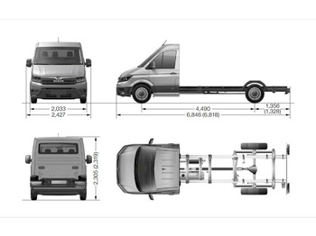 Lastbil chassis MAN TGE