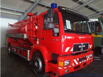 Tankbil MAN 18.284 12500l Feuerwehr- Water- Wasser Tankwagen: billede 1