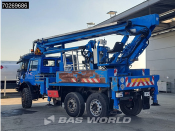 Lastbil med kran Unimog U2450L 6X6 Unimog Engin EGI TP 226 hubarbeitsbühne Manual Euro 2: billede 2