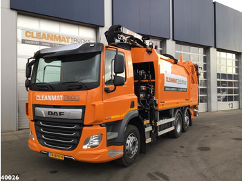 Affaldsmaskine DAF FAN CF 340 Hiab 21 Tonmeter laadkraan: billede 2