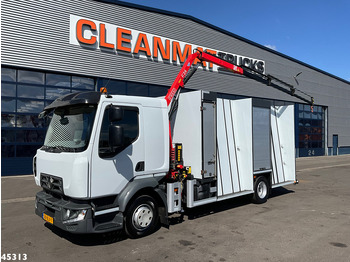 Lastbil med kran RENAULT D 220