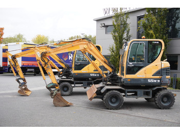 Hjulgravemaskine Hyundai Robex 55W-9 Wheeled Excavator 5.5t / 2 units: billede 2 Hjulgravemaskine Hyundai Robex 55W-9 Wheeled Excavator 5.5t / 2 units: billede 2