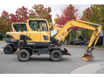 Hjulgravemaskine Hyundai Robex 55W-9 Wheeled Excavator 5.5t / 2 units: billede 3 Hjulgravemaskine Hyundai Robex 55W-9 Wheeled Excavator 5.5t / 2 units: billede 3