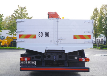 Lastbil med lad, Lastbil med kran MERCEDES-BENZ Antos 2540 / Flatbed 15 EPAL / Fassi F165 / 6.1 t / 8 m reach / remote control / rotator / 1600 MTH / steered axle: billede 5