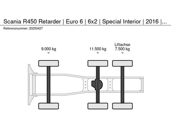 Trækker Scania R450 Retarder | Euro 6 | 6x2 | Special Interior | 2016 | King o/t Road | New Tacho: billede 5 Trækker Scania R450 Retarder | Euro 6 | 6x2 | Special Interior | 2016 | King o/t Road | New Tacho: billede 5