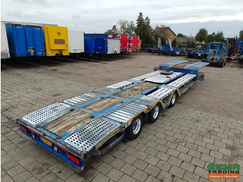 Nedbygget platform sættevogn MEUSBURGER