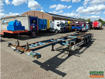 Containerbil/ Veksellad sættevogn Pacton T3-007 3-Assen SAF - Trommelremmen - Lift As - Vast - Alle Aansluitingen - 4700KG: billede 2