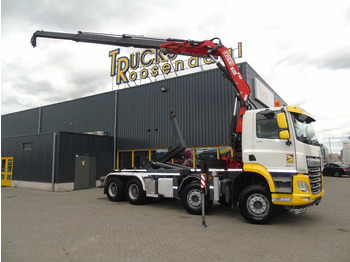 Lastbil med kran DAF CF 480 + FASSI 16T/M + 20T HOOK + 8X4 + REMOTE: billede 2