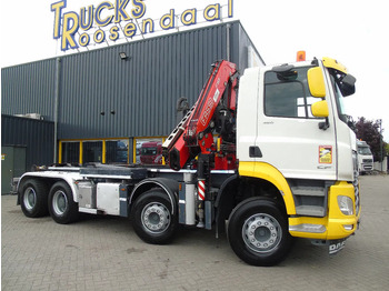 Lastbil med kran DAF CF 480 + FASSI 16T/M + 20T HOOK + 8X4 + REMOTE: billede 3