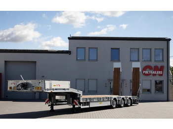 Nedbygget platform sættevogn HUMBAUR