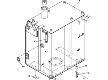 Brændstoftank CASE