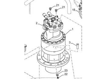 Svingmotor CASE