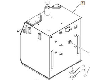 Brændstoftank CASE