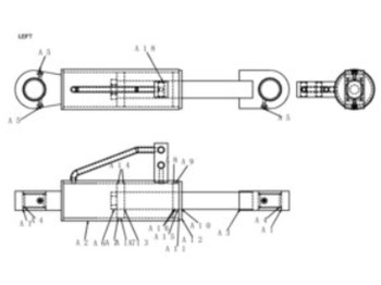 Hydraulisk cylinder CASE