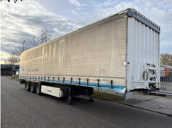 Gardintrailer Krone SD 3 axle drum brake schuifzeil schuifdak: billede 3