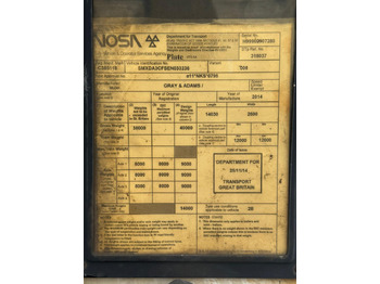 Kølevogn sættevogn Gray and Adams 2014 SLXe 300 – CML22SC: billede 4 Kølevogn sættevogn Gray and Adams 2014 SLXe 300 – CML22SC: billede 4