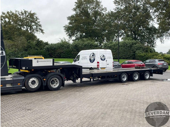 Nedbygget platform sættevogn BROSHUIS