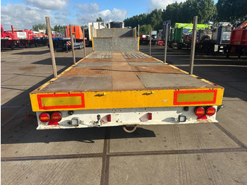 Nedbygget platform sættevogn Broshuis 21N58A, 2 AXLE LAST AXLE STEERING, EXTENDABLE: billede 4