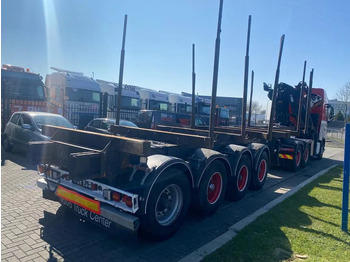 Sættevogn til tømmer Doll 4 AXLE - BPW - WOOD / HOLZ / TIMBER TRANSPORTER: billede 3