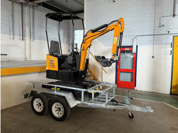 Minigravemaskine JPC HT12 + TRAILER - NEW AND UNUSED BOTH!: billede 4 Minigravemaskine JPC HT12 + TRAILER - NEW AND UNUSED BOTH!: billede 4