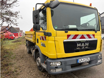 Mini Tipvogn MAN / ATLAS TRUCK TIPPER WITH LOADING CRANE: billede 3 Mini Tipvogn MAN / ATLAS TRUCK TIPPER WITH LOADING CRANE: billede 3