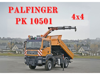 Lastbil med kran MAN TGA 18.360